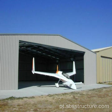 Hangar de estrutura de aço pré -fabricado